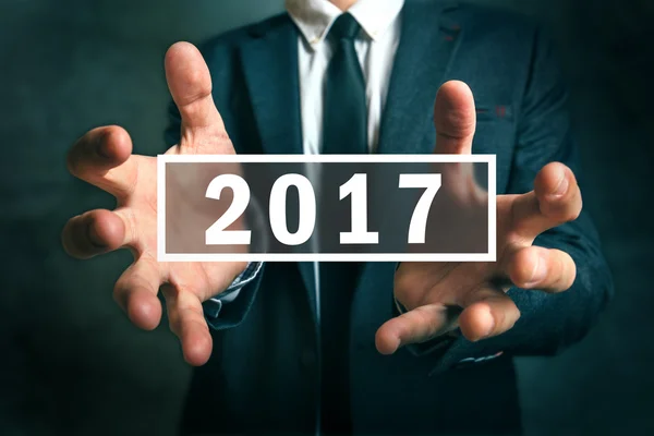 Oportunidades de negócios em Ano Novo 2017 — Fotografia de Stock