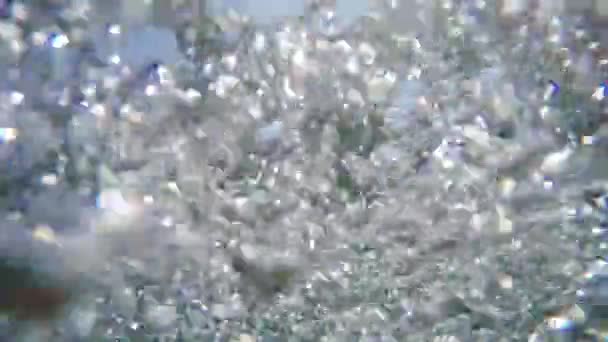 Bulles d'air sous l'eau 