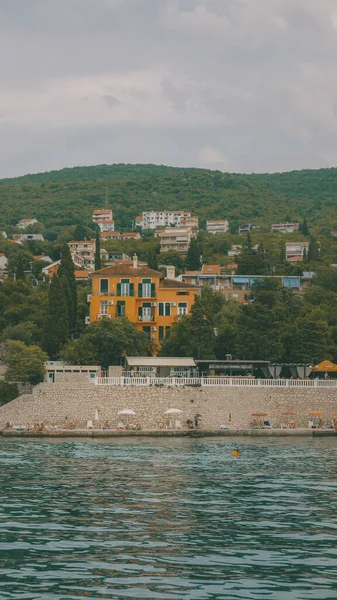 Crikvenica Chorvatsko Července 2021 Město Crikvenica Zátoce Kvarner Chorvatské Části — Stock fotografie