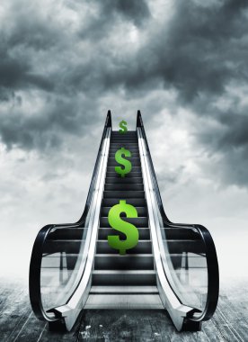 Yürüyen merdivenler Doları sembolü