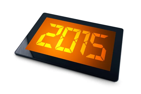 2015 on Generic Tablet PC display — Stock Photo, Image