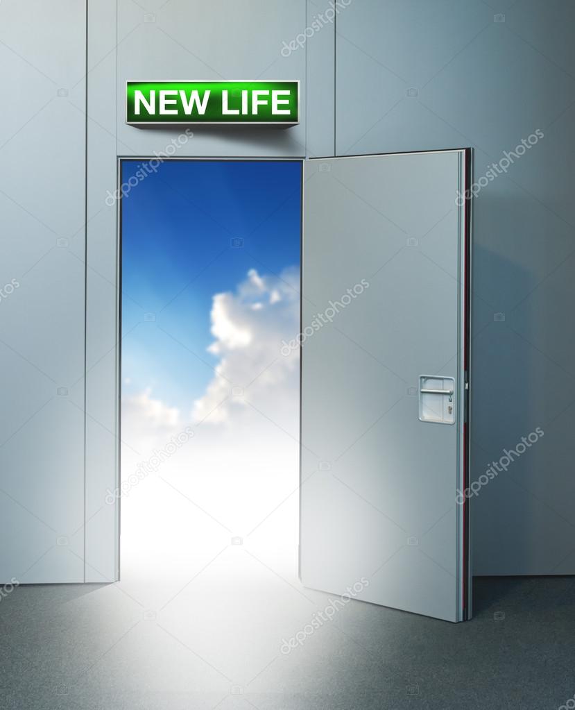 New life door to heaven