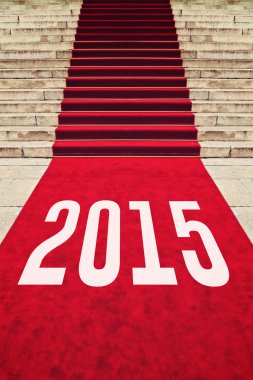 Kırmızı halı ile sayı 2015