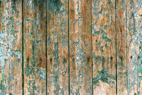 Verf peeling uit hout achtergrond — Stockfoto