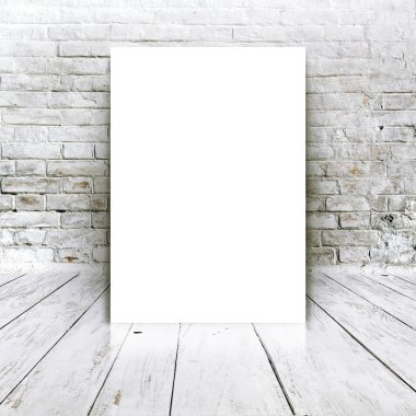 boş poster olarak tasarımınız için alan şablonu Kopyala