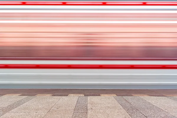 Subway train in motion — Stock Photo, Image