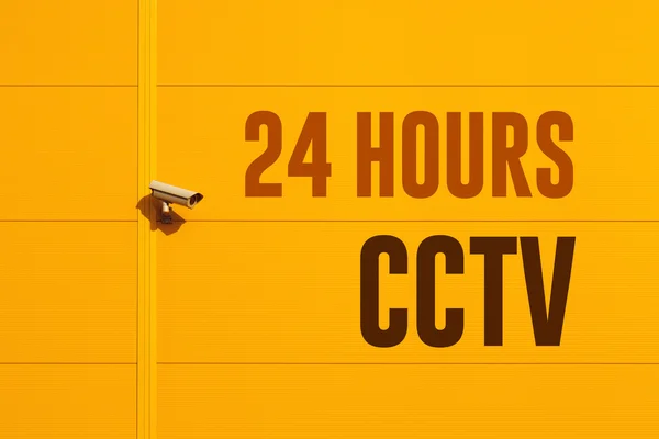 Twenty four hours cctv camera — Stock Photo, Image