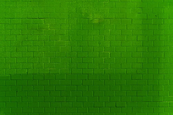 Verde mattone muro modello — Foto Stock