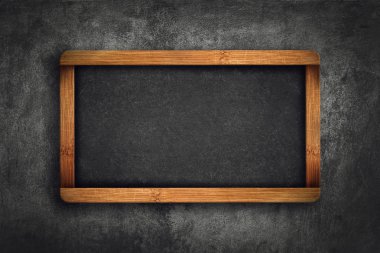 Beton zemin üzerine boş sayfa