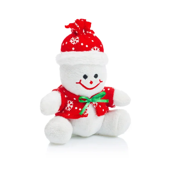 Giocattolo generico del pupazzo di neve di Natale sorridente — Foto Stock