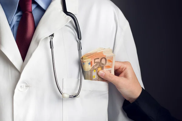 Corruption in Health Care Industry — Stock Photo, Image
