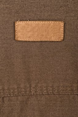 Boş deri etiket etiket