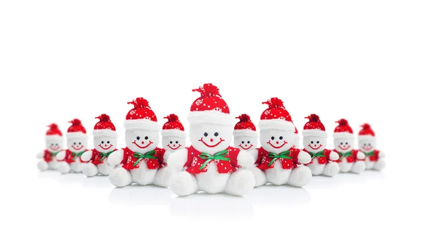 Smiling Generic Christmas Snowman Toy — Stock Photo, Image