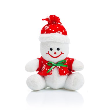 Genel Noel kardan adam oyuncak gülümseyen