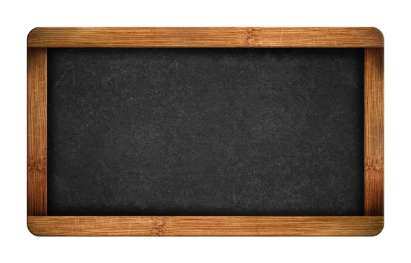 Vintage blank chalkboard slate — Stock Photo, Image