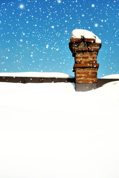 Old Brick Chimney — Stock Photo, Image