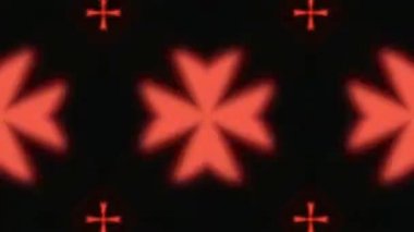 Kaleydoskop ışınları yanıp sönen