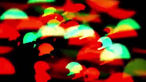 Belles lumières festives bokeh déconcentrées colorées comme fond abstrait de célébration de vacances 