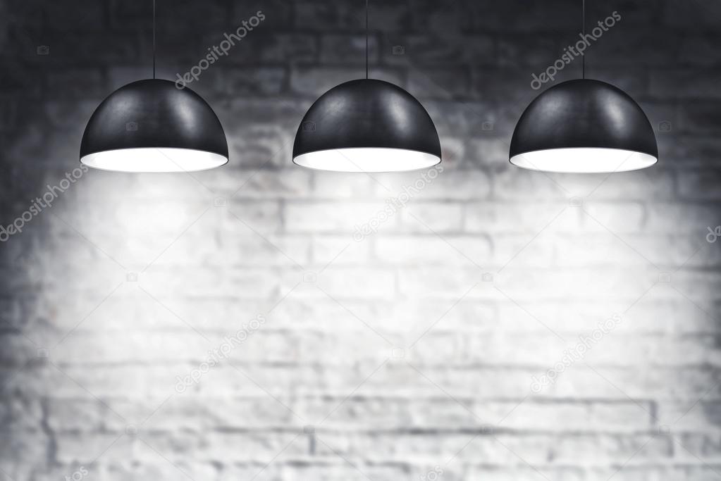 Three Ceiling Lamps