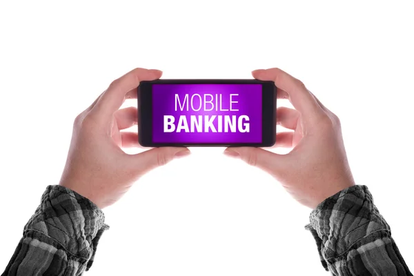 Mobiel bankieren — Stockfoto