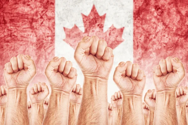 Canada Labour movement, workers union strike — Stock Photo, Image