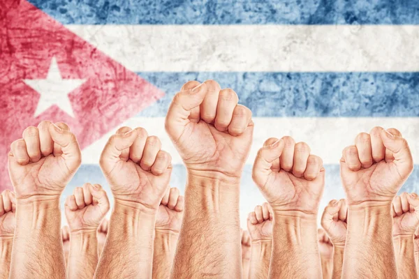 Cuba Labour movement, workers union strike — Stock Photo, Image