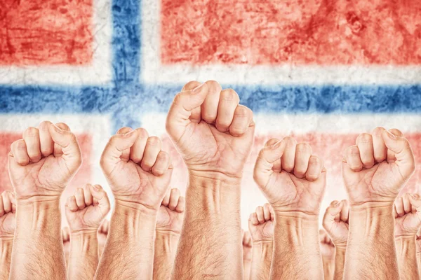 Norway Labour movement, workers union strike — Stock Photo, Image