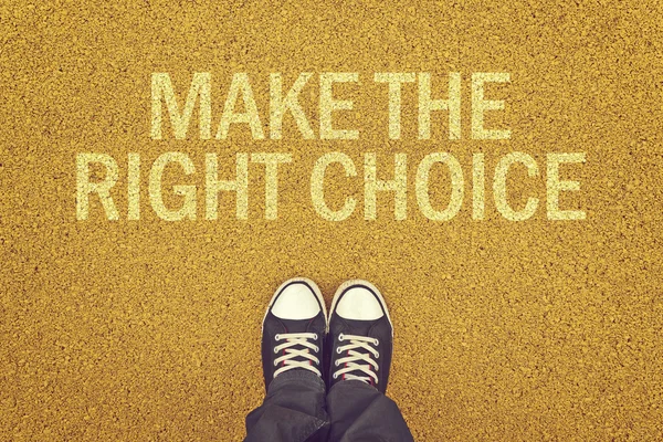 Make The Right Choice — Stock Photo, Image