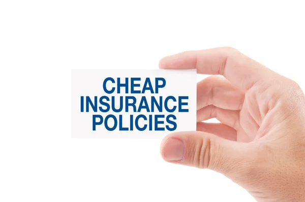 Cheap Insurance Policies — Stock Photo, Image