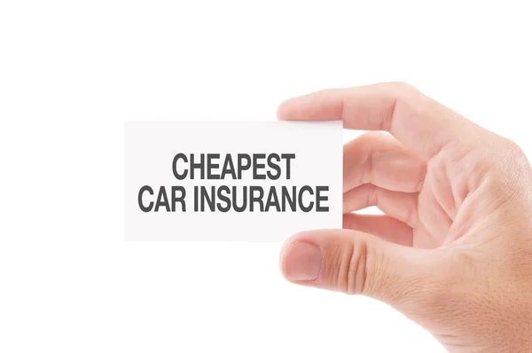 Cheapest Car Insurance Policies — Stock Photo, Image