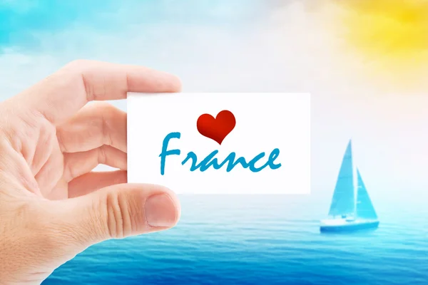 Summer Vacation on France Beach — Stock Photo, Image