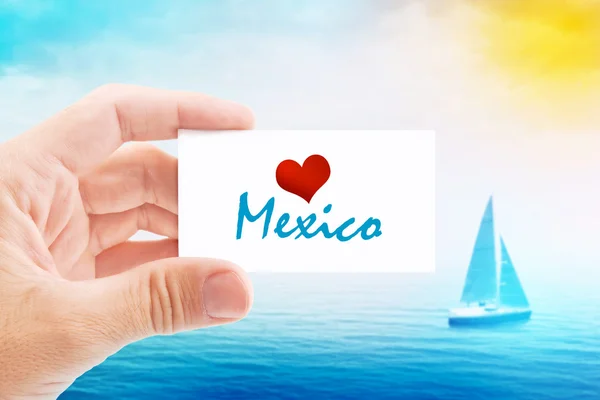 Летние каникулы на пляже Мехико — стоковое фото
