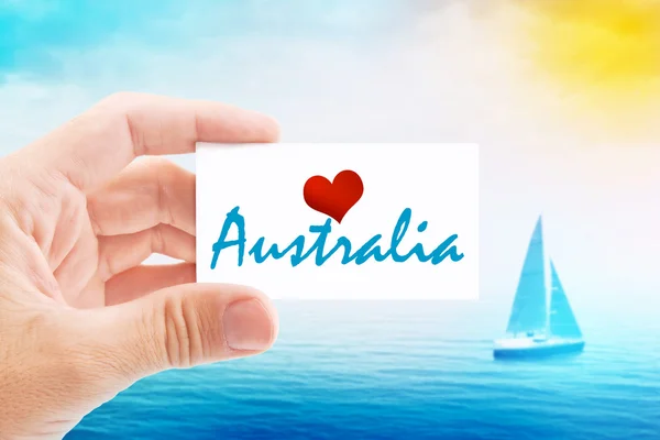 Vacanze estive sulla spiaggia dell'Australia — Foto Stock