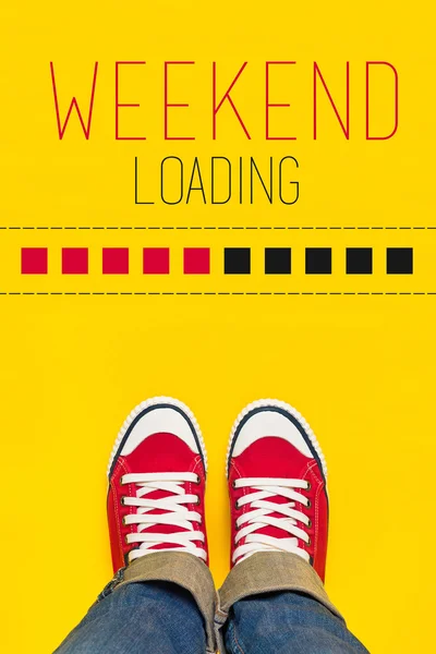 Weekend Loading Concept — Stock Photo, Image