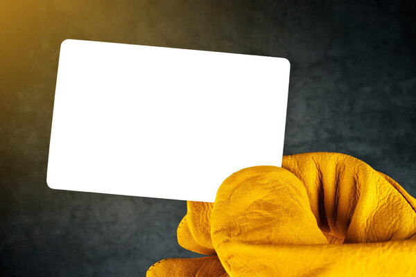 Кожаные строительные рабочие перчатки Холдинг холостой бизнес
