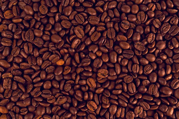 Roasted Coffee Beans as Textured Background — Stock Photo, Image