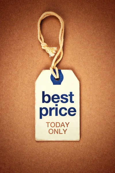 Best Price Today Only Vintage Tag Label — Stock Photo, Image