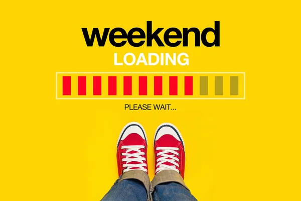 Weekend Loading Concept — Stock Photo, Image