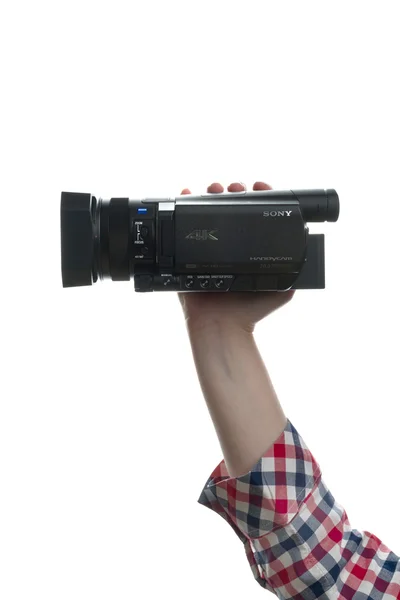 Sony ФДР Ax100 4 к Uhd Handycam відеокамер — стокове фото