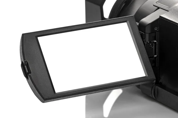 Digital Handycam Video Camcorder Display as Blank Space — Stock Photo, Image