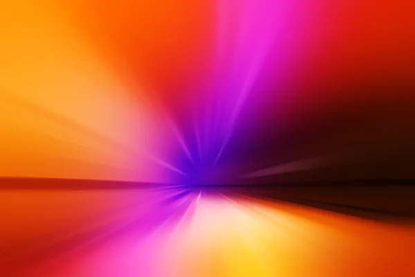 光の軌跡で抽象的なぼかし車トンネル — ストック写真