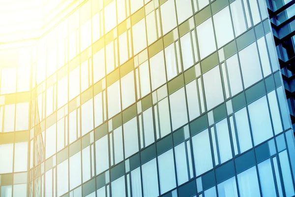 Moden Business Bürogebäude Fenster wiederholtes Muster — Stockfoto