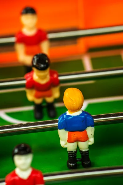 Fútbol de mesa detalle — Foto de Stock