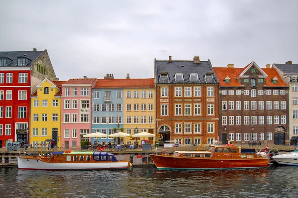 Copenhague Nyhavn Harbor — Foto de Stock