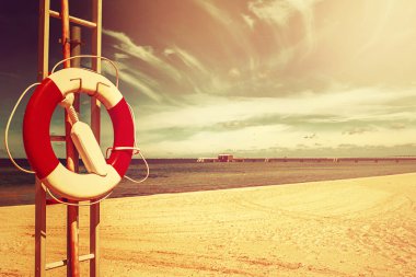 Lifebuoy Sandy Beach üzerinde