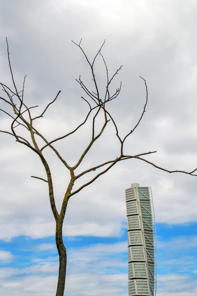 Malmo Turning Torso Building — Stok fotoğraf