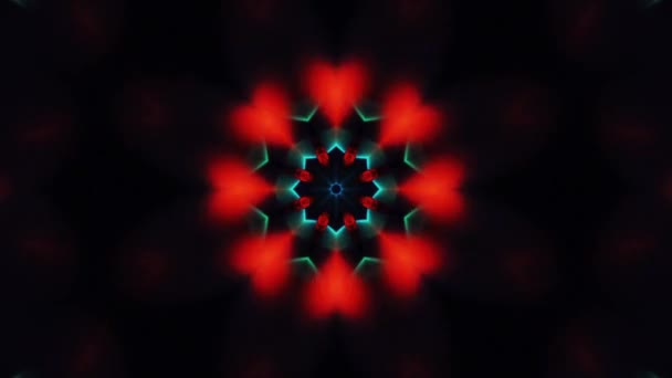 Résumé Fantaisie Kaléidoscopique boucle arrière-plan vidéo 