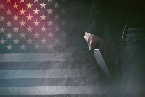Amerikansk seriemördare — Stockfoto