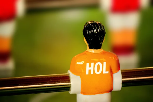 Holland National Jersey en futbolín Vintage, Juego de Fútbol de Mesa —  Fotos de Stock