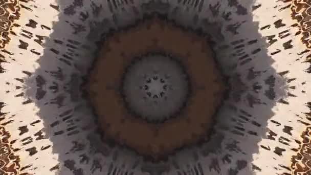 Abstrakt Fantasy kalejdoskopisk virande Video bakgrund — Stockvideo